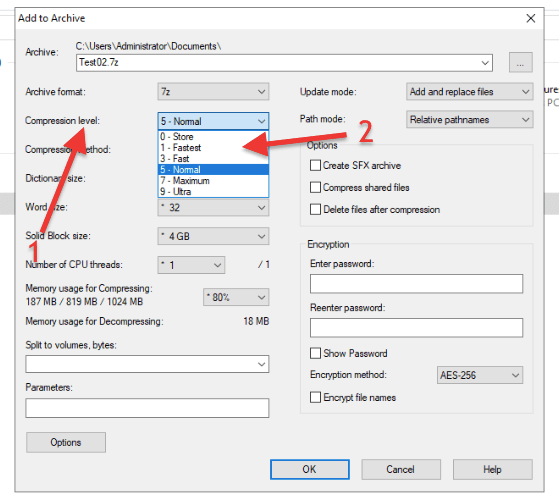 tips and tricks for 7-Zip