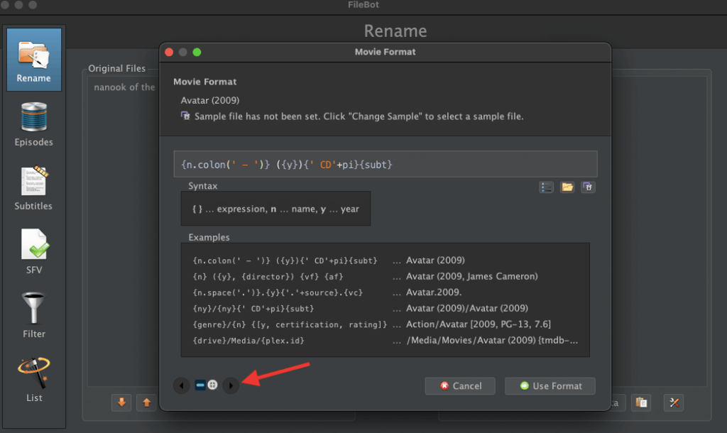 Movie Format FileBot
