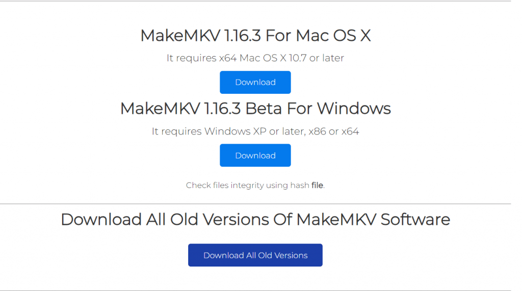 MakeMKV installation