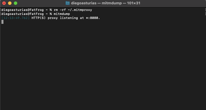 installing mitmproxy